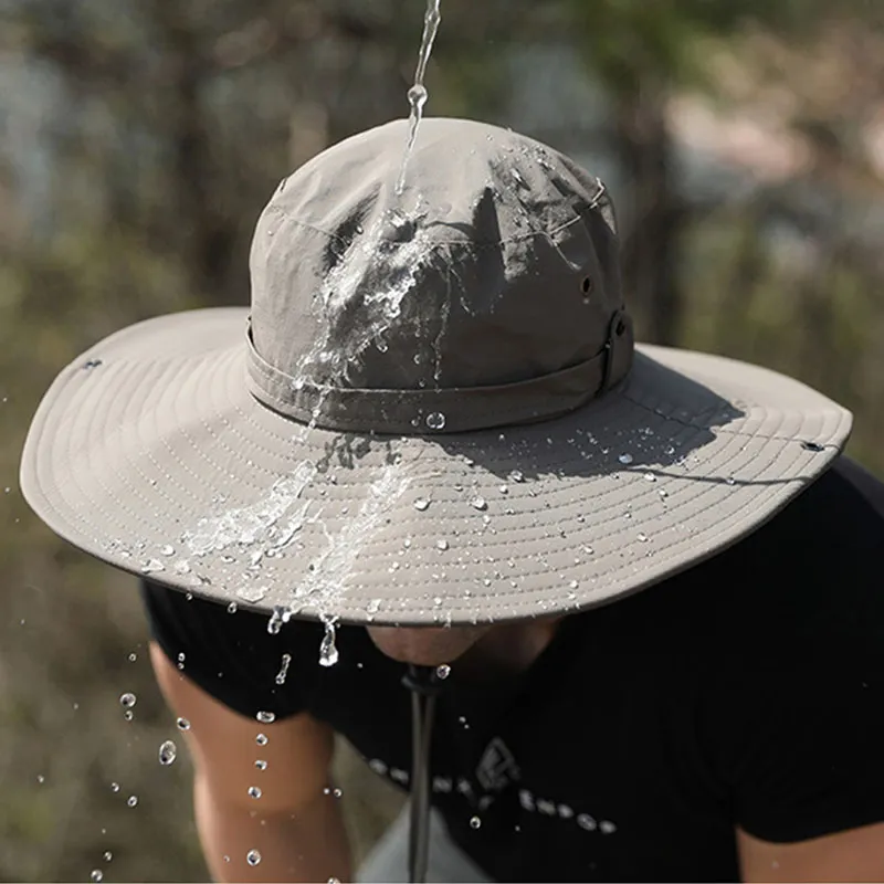 Chapéu de Balde AquaGuard: Proteção UV e Resistência à Água