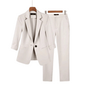 Conjunto Feminino Formal - Blazer + Calça De Alfaiataria