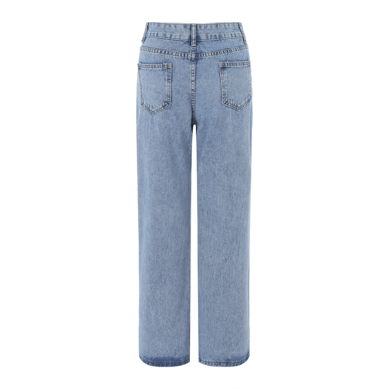 Calça Jeans Larga Feminina