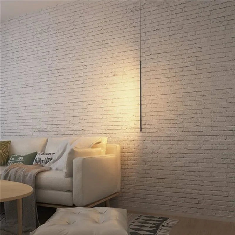 Luminaria Pendente Barra Minimalista - Modernidade e Luxo