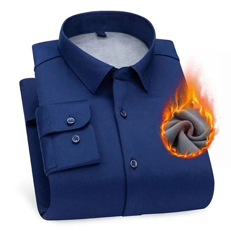 Camisa Masculina Formal Azul