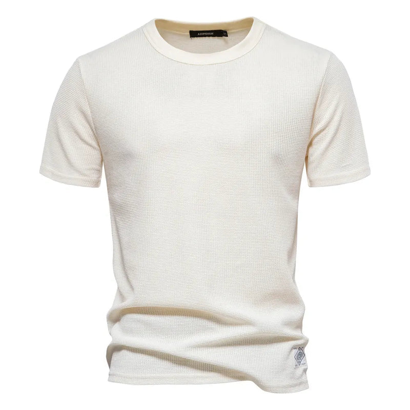 Camiseta Masculina De Algodão Branco