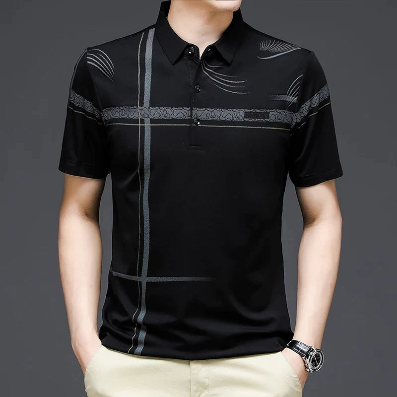 Camiseta Polo Masculina Preto