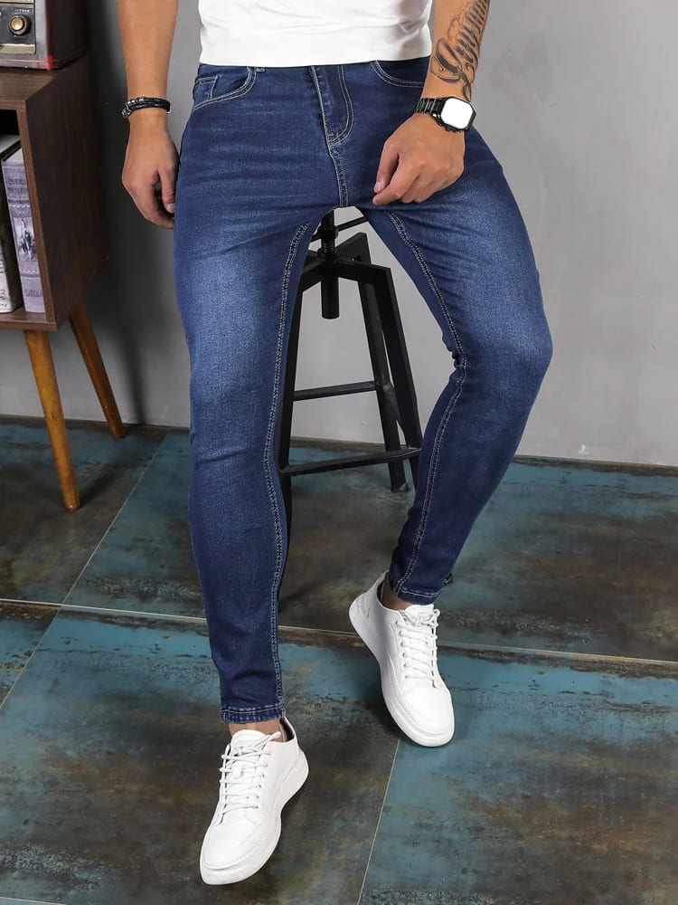 Calça Jeans Masculina Elastica