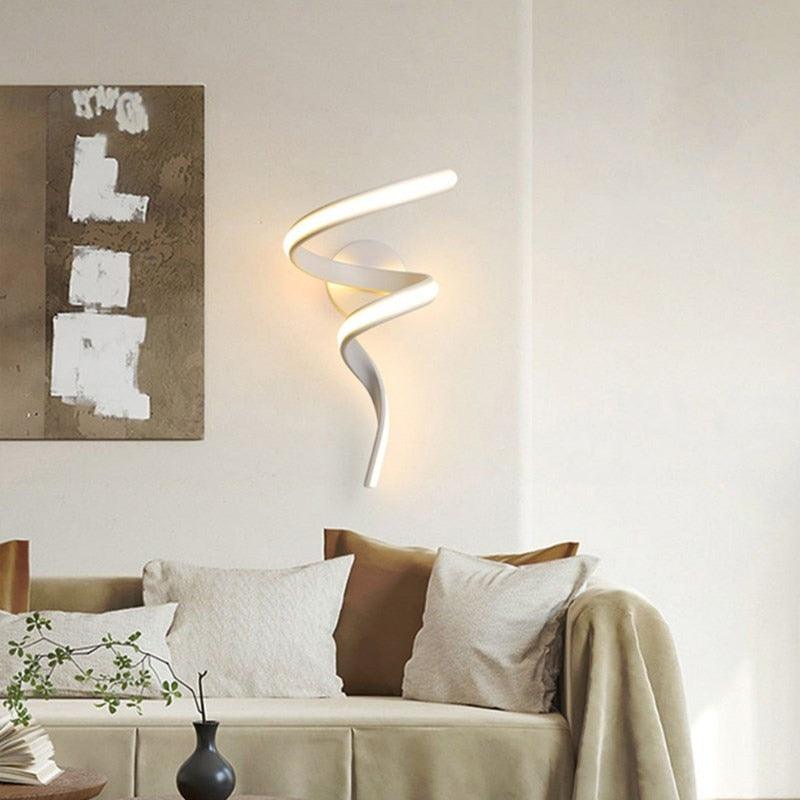 Arandela Espiral Led Moderna - Luxo e Versatilidade