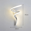 Arandela Espiral Led Moderna - Luxo e Versatilidade