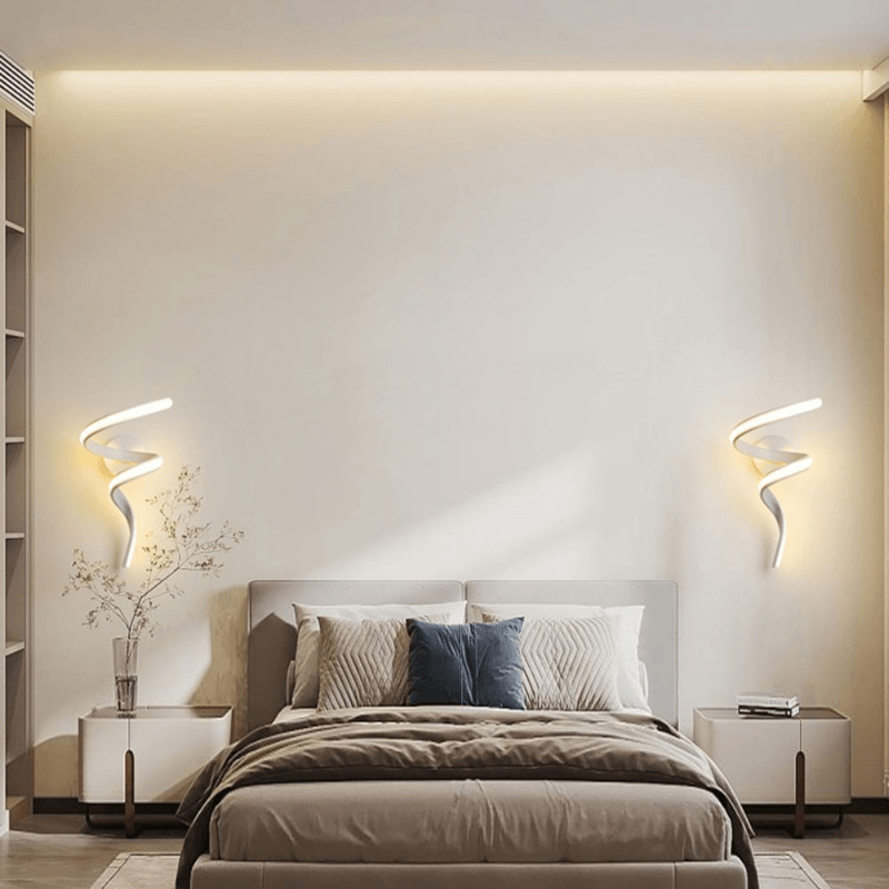 Arandela Espiral Led Moderna - Luxo e Versatilidade